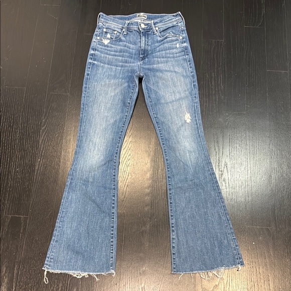 MOTHER Denim - MOTHER Blue Flare Wide Leg Jeans